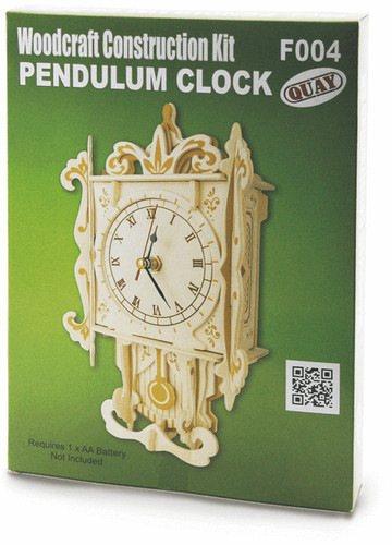 Pendeluhr holzbaukasten neu - pendeluhr,